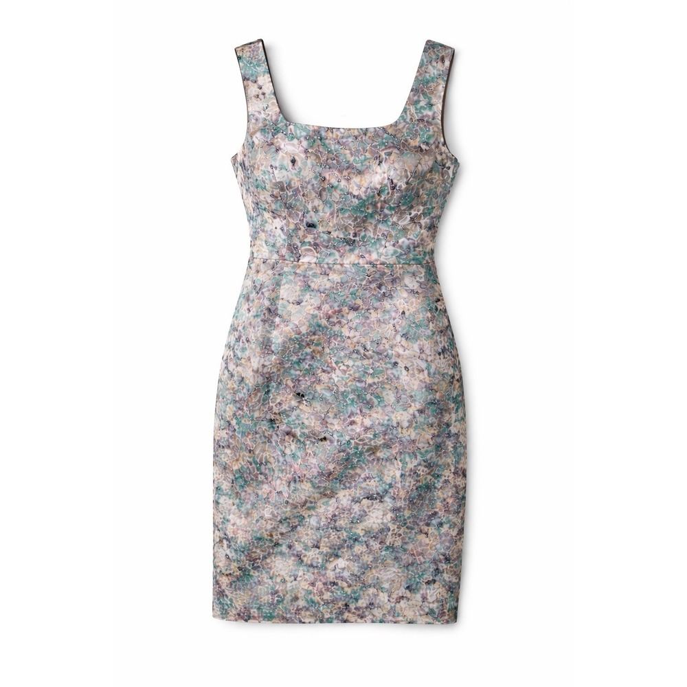 Vintage Silk Beaded Dress Y2K Fairy Coquette Aesthetic Romantic Whimsy Size 10